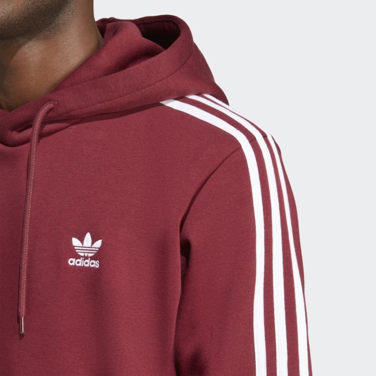 Moletom Vermelho Adidas Adicolor Classics Com As Três Listras