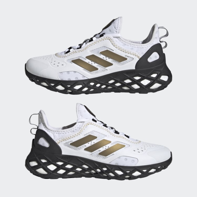 Tênis Adidas Web Boost Dourado Metálico