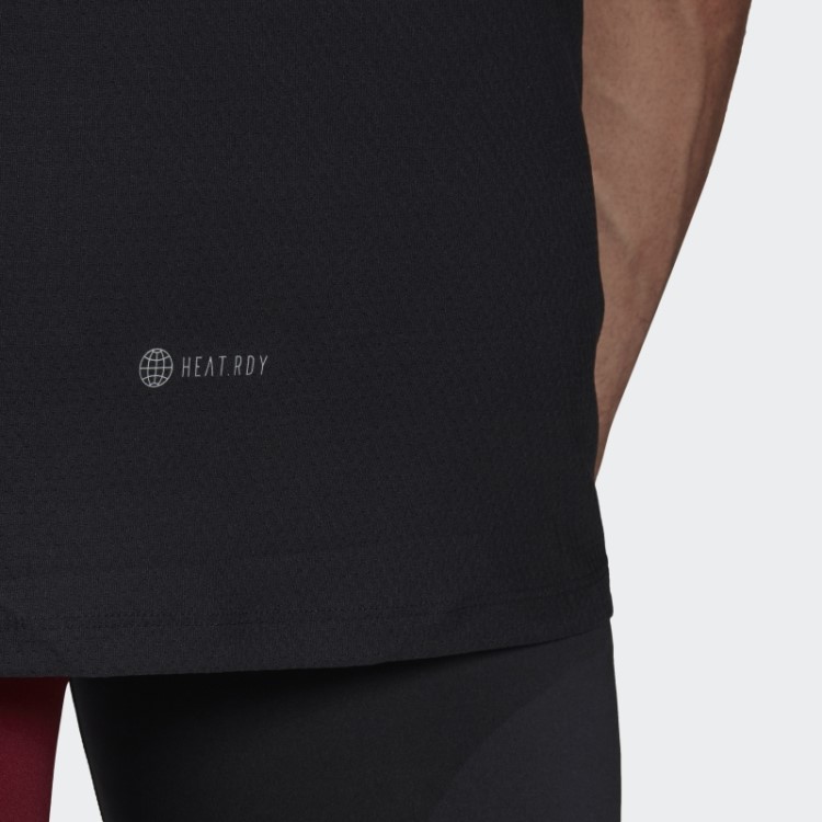 Preto Projetado Para Treinar Heat.rdy Hiit Tee Adidas