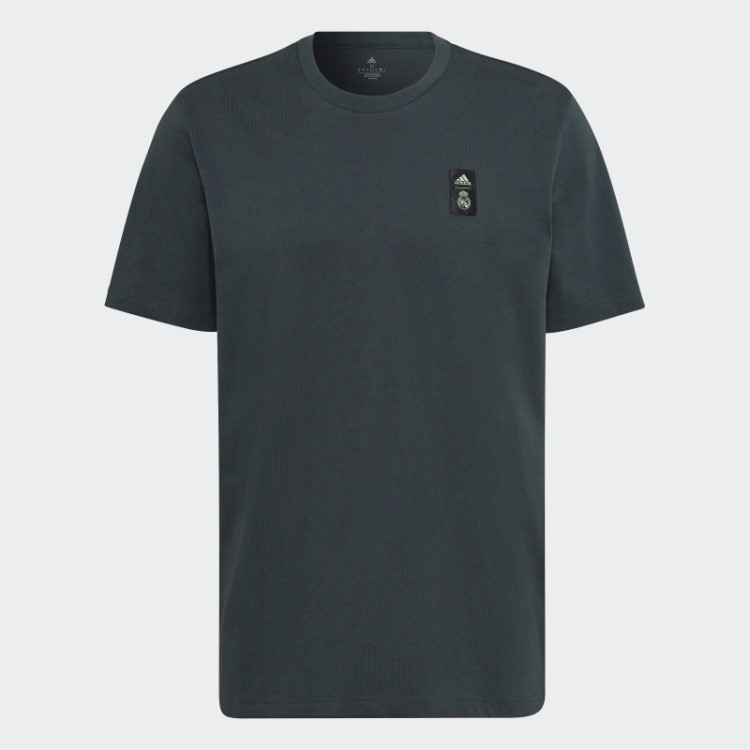 Real Madrid Tiro 21 Estilo De Vida Camisa De Algodão Pesada Adidas Verde