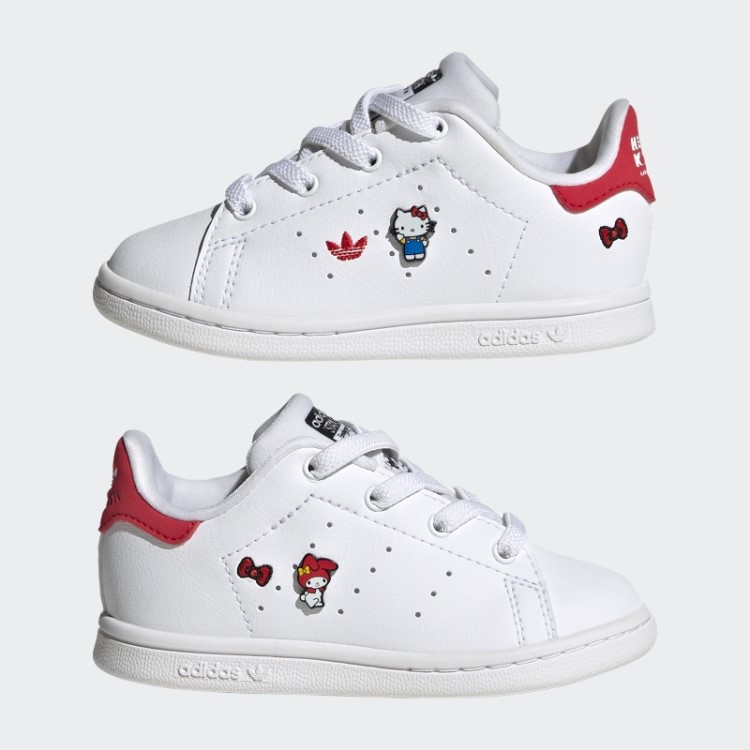 Sapatos Vermelhos Stan Smith Da Moda Adidas