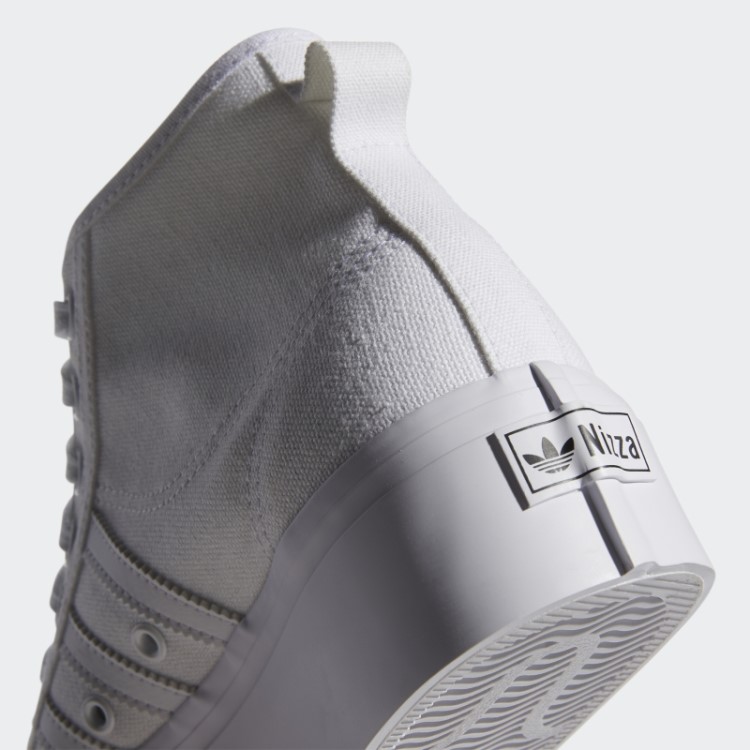 Nizza Sapato Meia Plataforma Adidas Branco