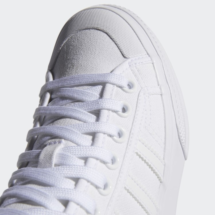 Nizza Sapato Meia Plataforma Adidas Branco