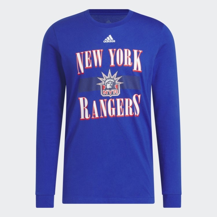 Camiseta Azul Royal Rangers Playmaker Manga Longa Adidas