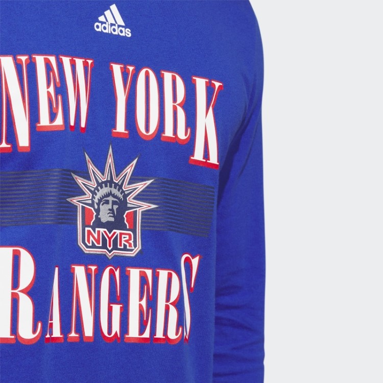 Camiseta Azul Royal Rangers Playmaker Manga Longa Adidas