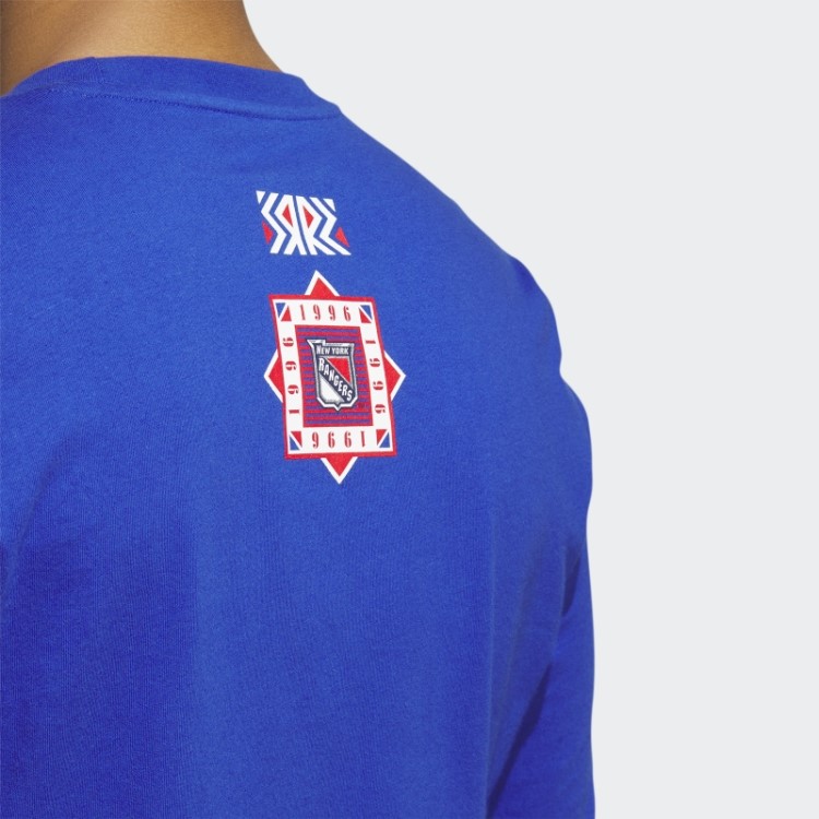 Camiseta Azul Royal Rangers Playmaker Manga Longa Adidas
