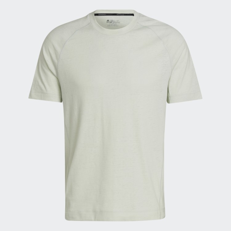 Camiseta De Treinamento De Ioga Verde Adidas