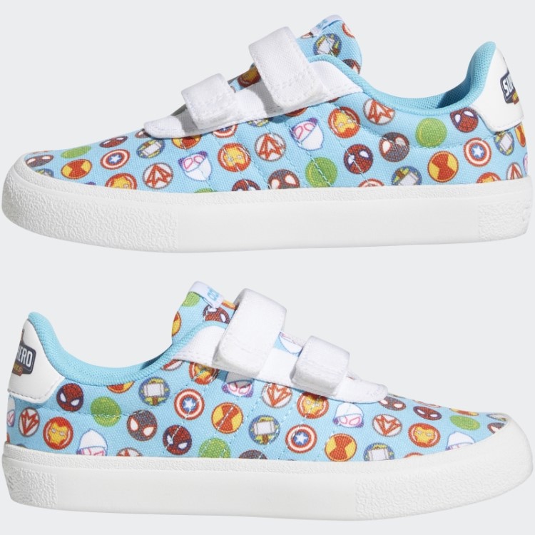 Branco Adidas X Marvel Super Hero Adventures Vulc Raid3r Sapatos Quentes