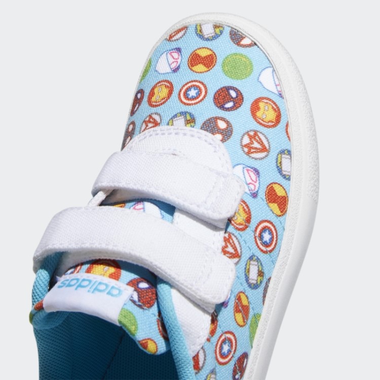 Branco Adidas X Marvel Super Hero Adventures Vulc Raid3r Sapatos Quentes