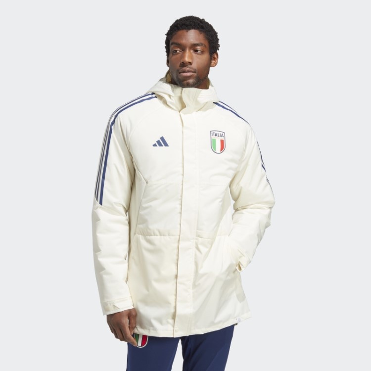 Itália Condivo 23 Parka Estádio Adidas Branco