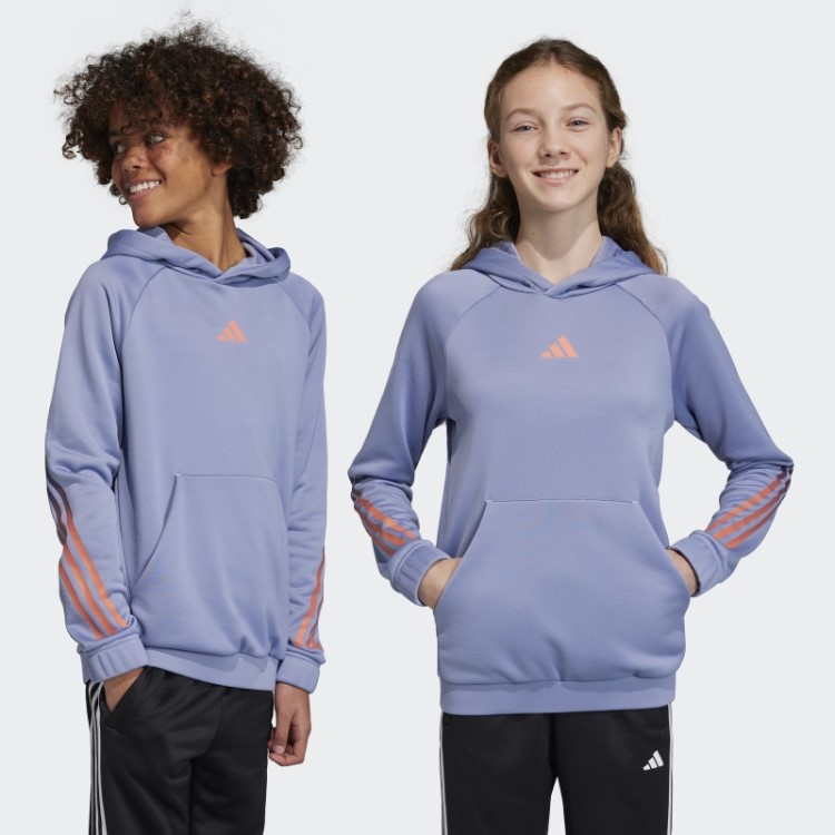 Train Icons Aeroready Moletom Com As Três Listras Adidas Prata Violeta