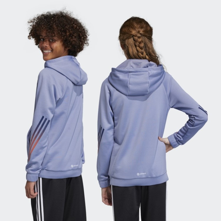 Train Icons Aeroready Moletom Com As Três Listras Adidas Prata Violeta
