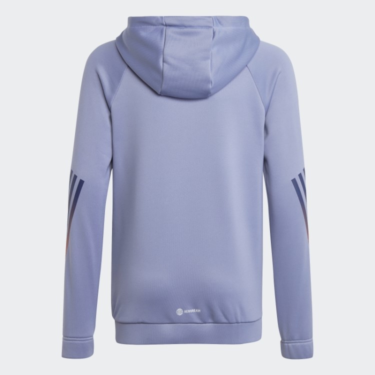 Train Icons Aeroready Moletom Com As Três Listras Adidas Prata Violeta