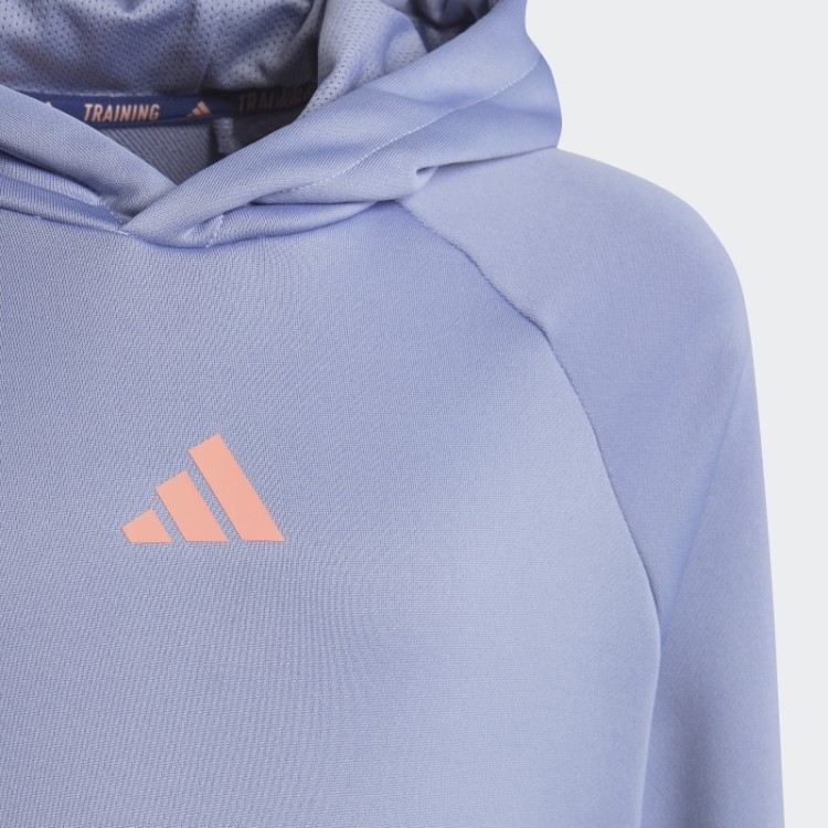 Train Icons Aeroready Moletom Com As Três Listras Adidas Prata Violeta