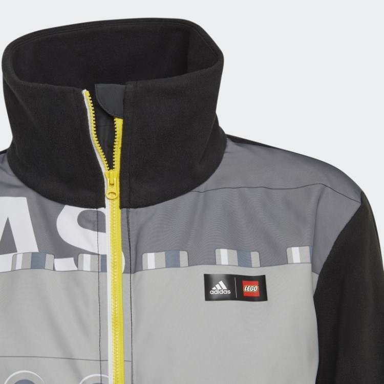 Jaqueta De Lã Polar De Inverno Adidas X Classic Lego Preta Quente