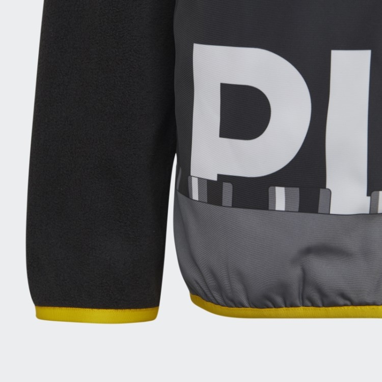 Jaqueta De Lã Polar De Inverno Adidas X Classic Lego Preta Quente