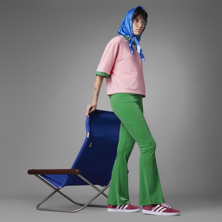 Legging Verde Adicolor Anos 70 Adidas