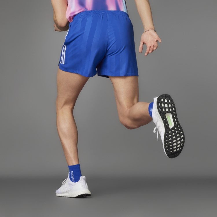 Adidas Quebra A Norma Shorts De Corrida Azul Royal