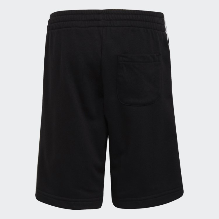 Bermuda Branca Com As Três Listras Adidas Essentials