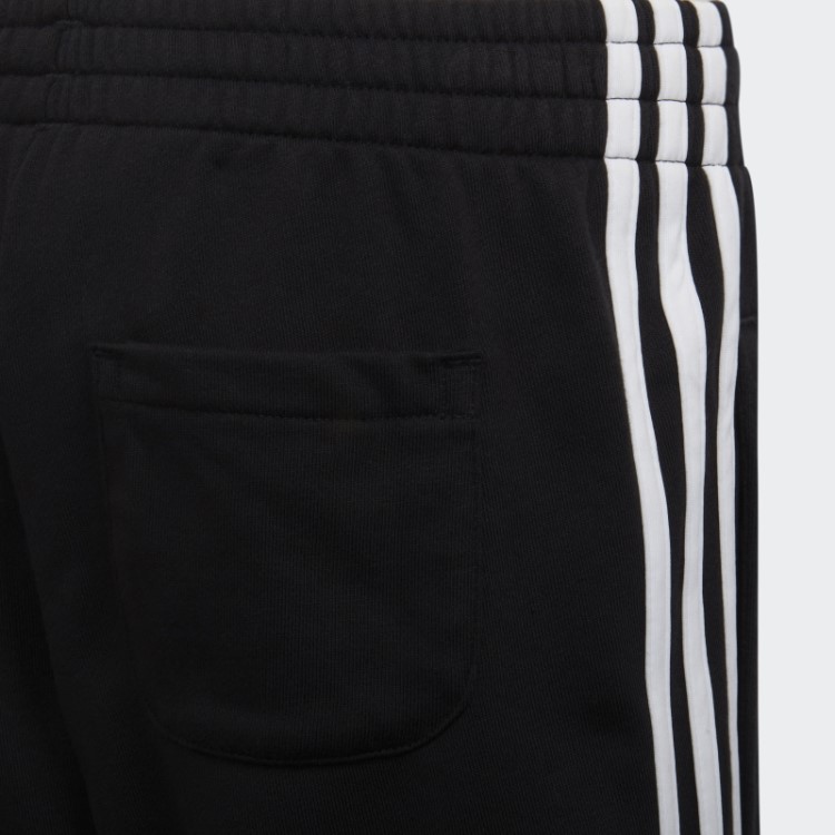 Bermuda Branca Com As Três Listras Adidas Essentials