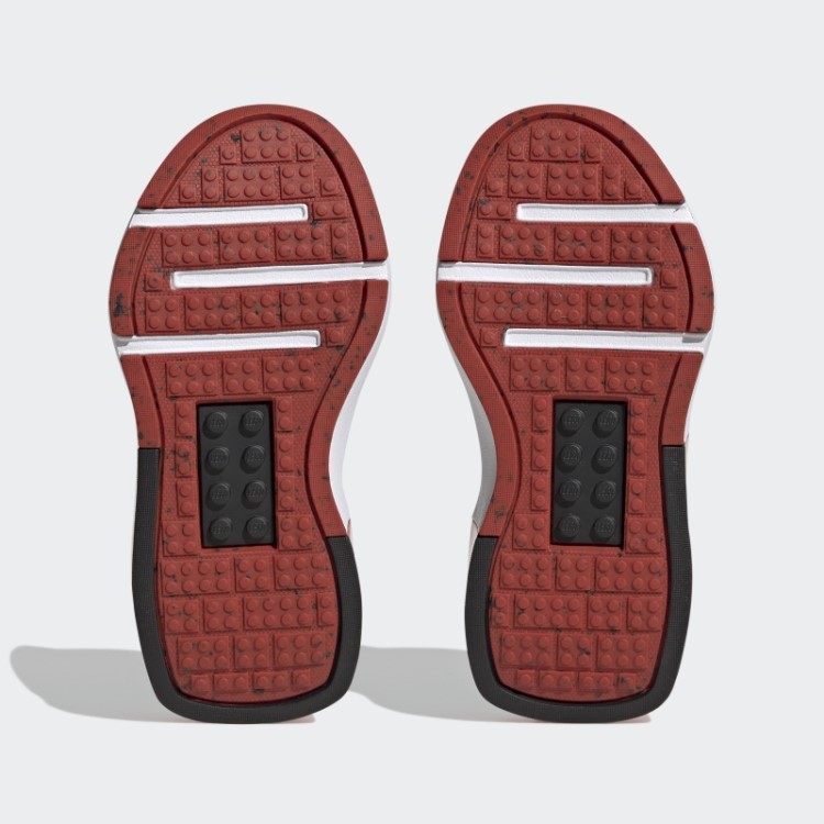 Adidas X Lego Tech Rnr Cadarço Elástico E Sapatos Top Strap Azul Choque Fashion