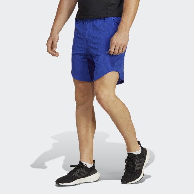 Shorts De Treino De Malha Hiit Azul Adidas