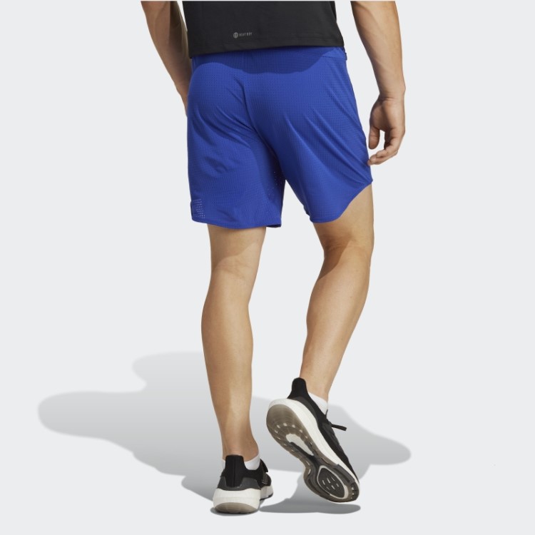 Shorts De Treino De Malha Hiit Azul Adidas