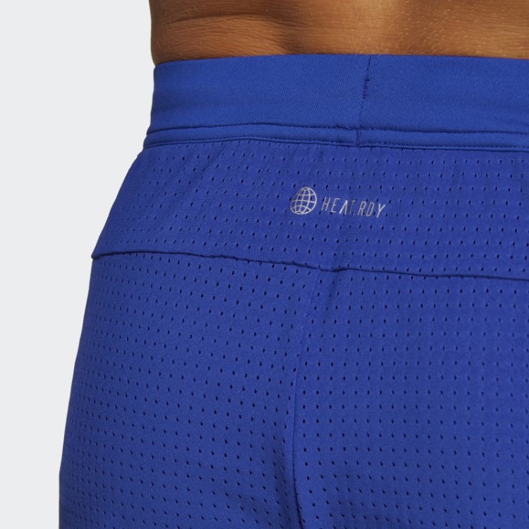 Shorts De Treino De Malha Hiit Azul Adidas
