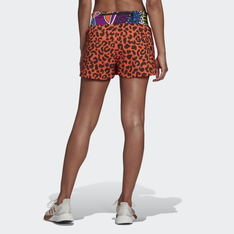 Bermuda De Corrida Laranja Rich Mnisi Da Adidas