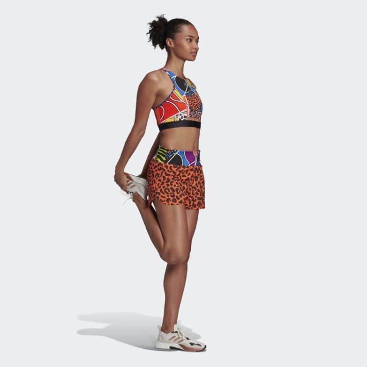 Bermuda De Corrida Laranja Rich Mnisi Da Adidas