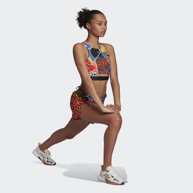 Bermuda De Corrida Laranja Rich Mnisi Da Adidas