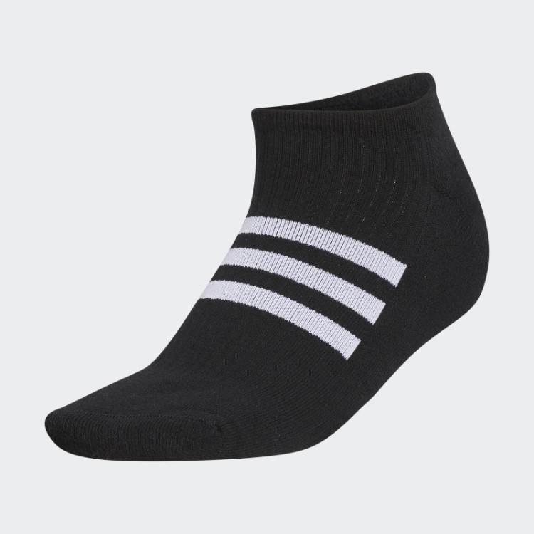 Meias De Golfe Baixas Adidas Pretas Confortáveis