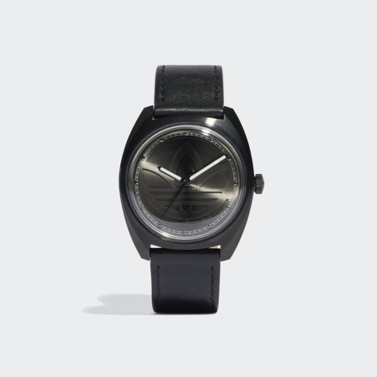 Edição Um Relógio Preto Adidas