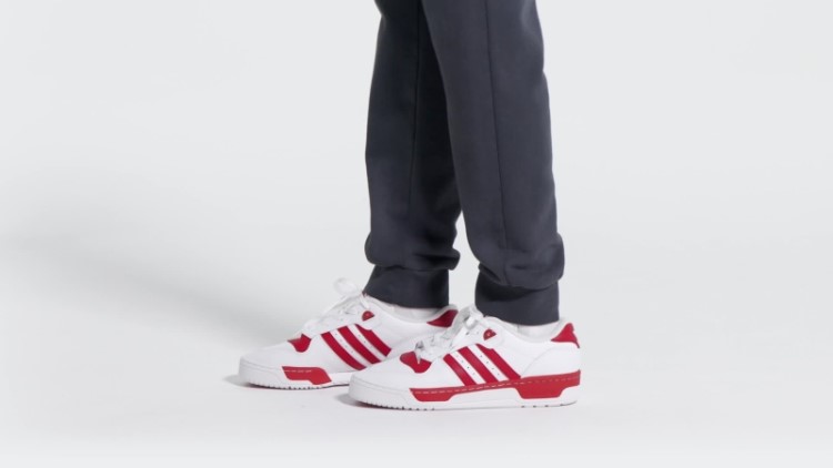 Adidas Rivalry Tênis Baixo Vermelho