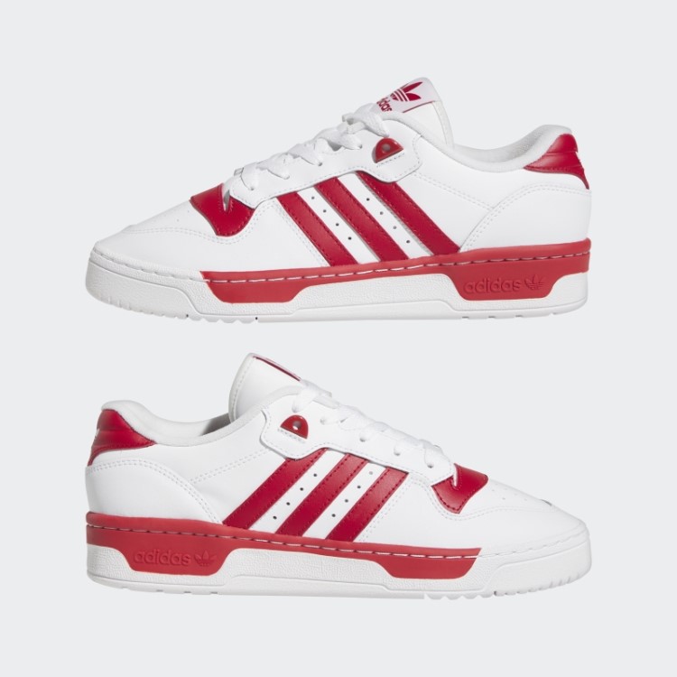 Adidas Rivalry Tênis Baixo Vermelho