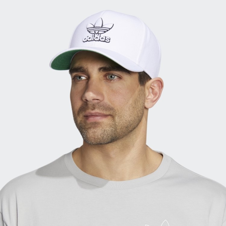 Chapéu Pré-curvo Moderno Adidas Branco