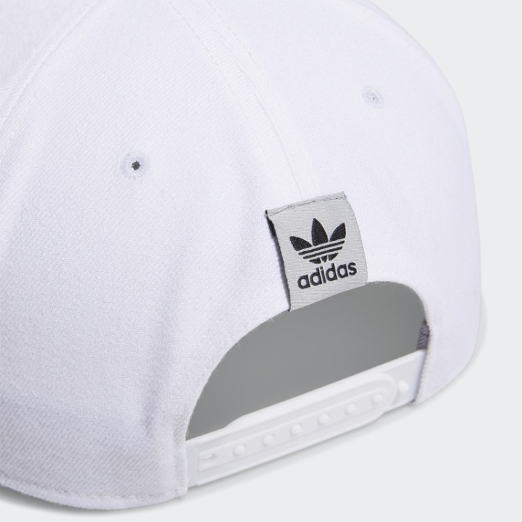Chapéu Pré-curvo Moderno Adidas Branco