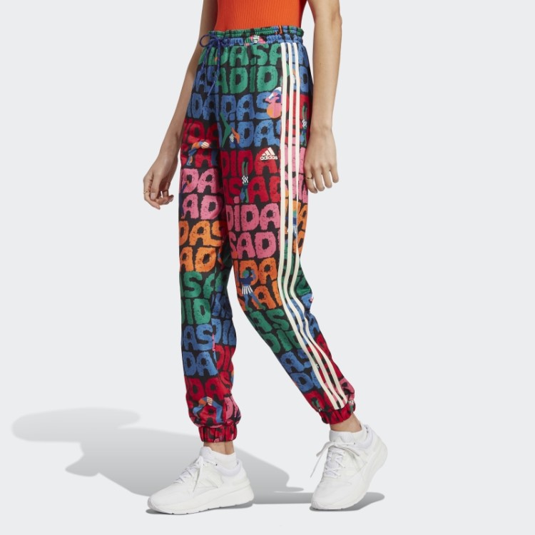 Calça Preta Adidas X Farm Rio