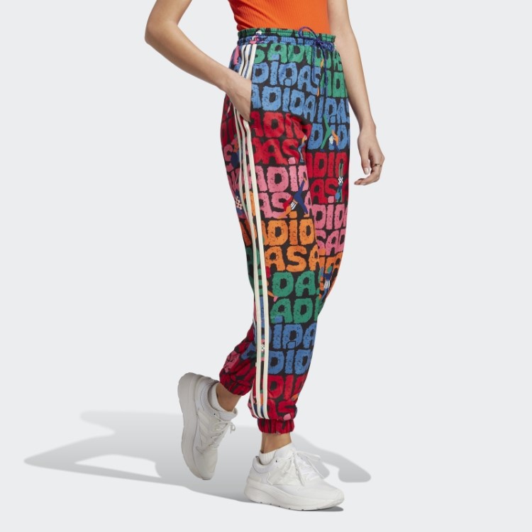 Calça Preta Adidas X Farm Rio