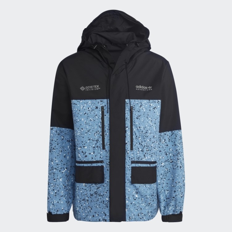 Jaqueta Multicolorida Adidas Adventure Inverno Allover Com Estampa Gore-tex Fashion