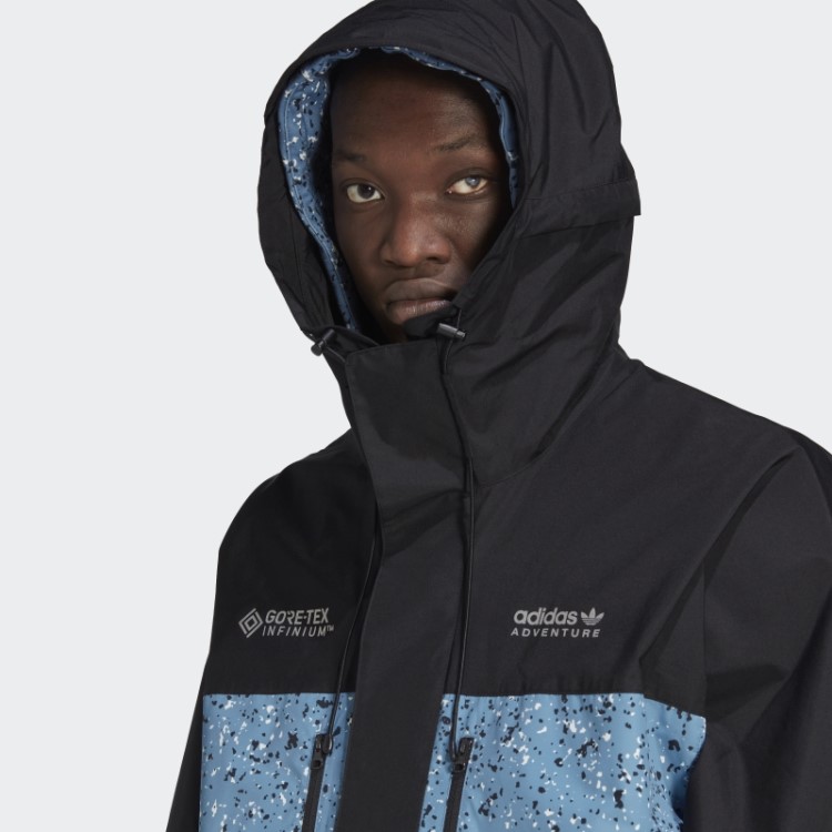 Jaqueta Multicolorida Adidas Adventure Inverno Allover Com Estampa Gore-tex Fashion