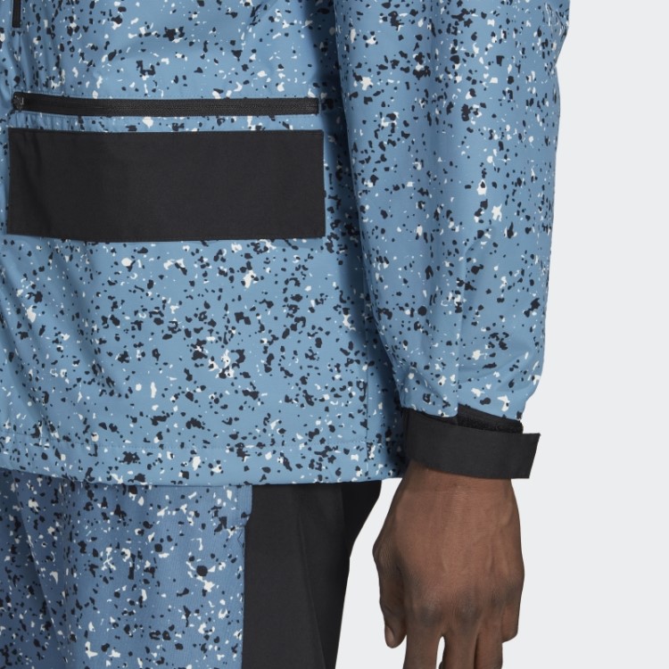 Jaqueta Multicolorida Adidas Adventure Inverno Allover Com Estampa Gore-tex Fashion