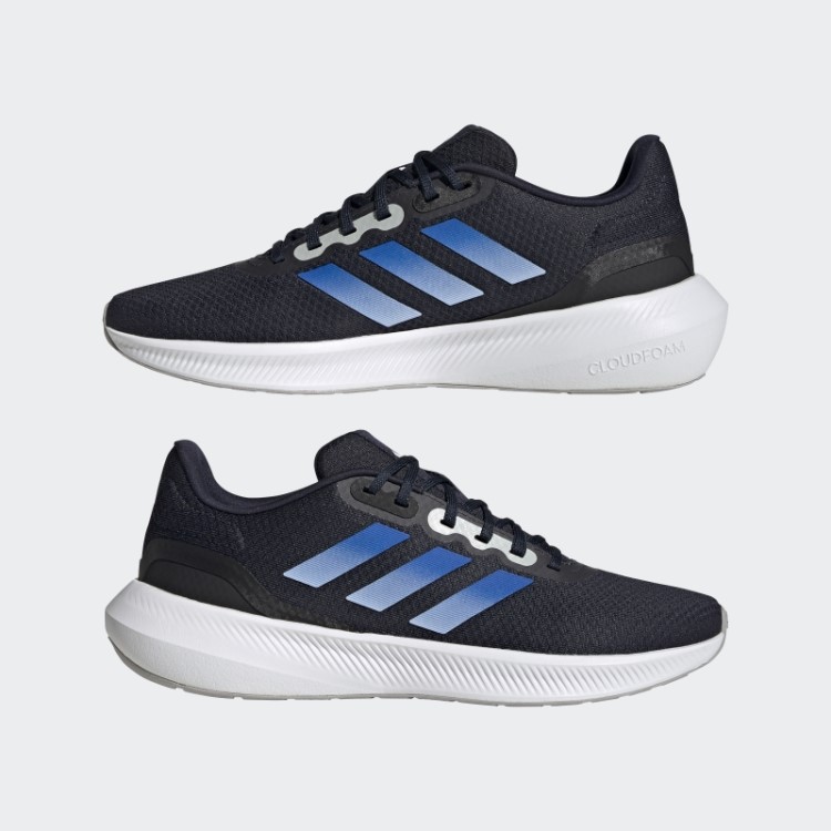 Tênis De Corrida Baixo Runfalcon 3 Cloudfoam Ink Adidas