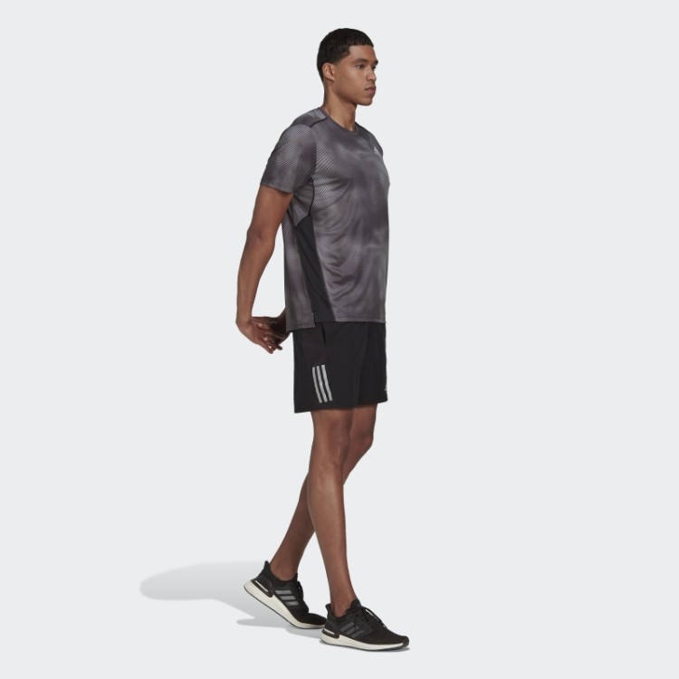 Camiseta Adidas Grey Own The Run Colorblock