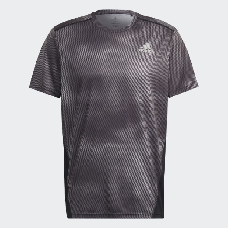 Camiseta Adidas Grey Own The Run Colorblock