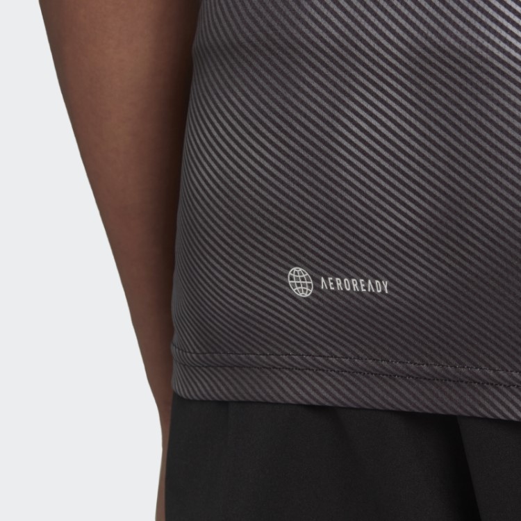 Camiseta Adidas Grey Own The Run Colorblock