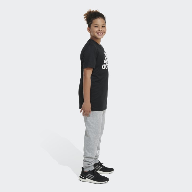 Adidas Ess Flc Htr Bos Jogger Cinza Médio