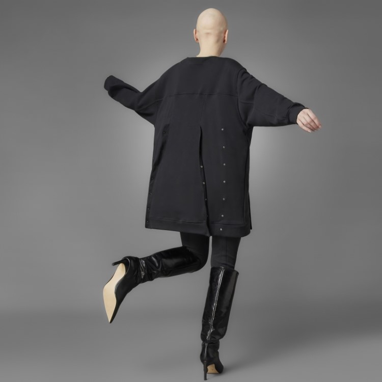 Vestido Moletom Sempre Original Adidas Preto