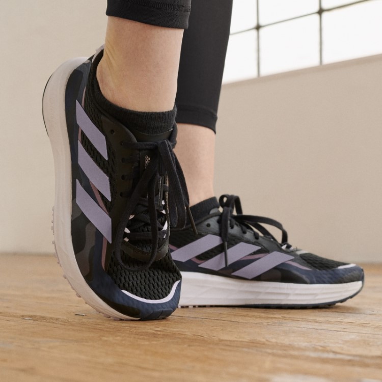 Tênis De Corrida Adidas Preto Sl20 X Marimekko