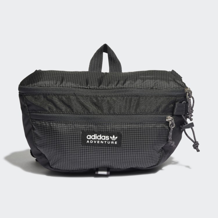 Bolsa De Cintura Preta Adidas Adventure Grande Quente